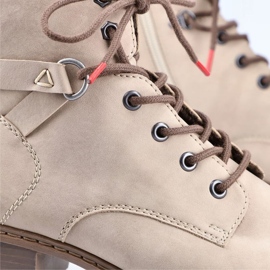 Bottes isolées confortables Rieker W RKR574 beige 12