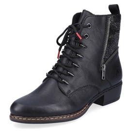 Bottes isolées confortables Rieker W RKR485A le noir 3