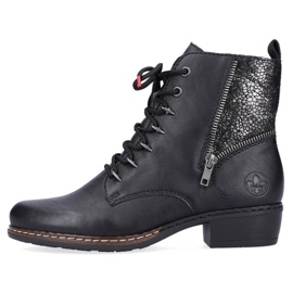 Bottes isolées confortables Rieker W RKR485A le noir 7