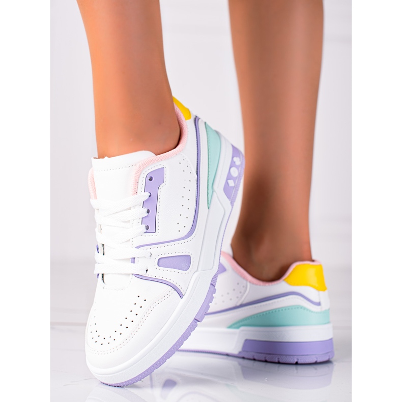 SHELOVET Chaussures de sport à la mode blanc 1