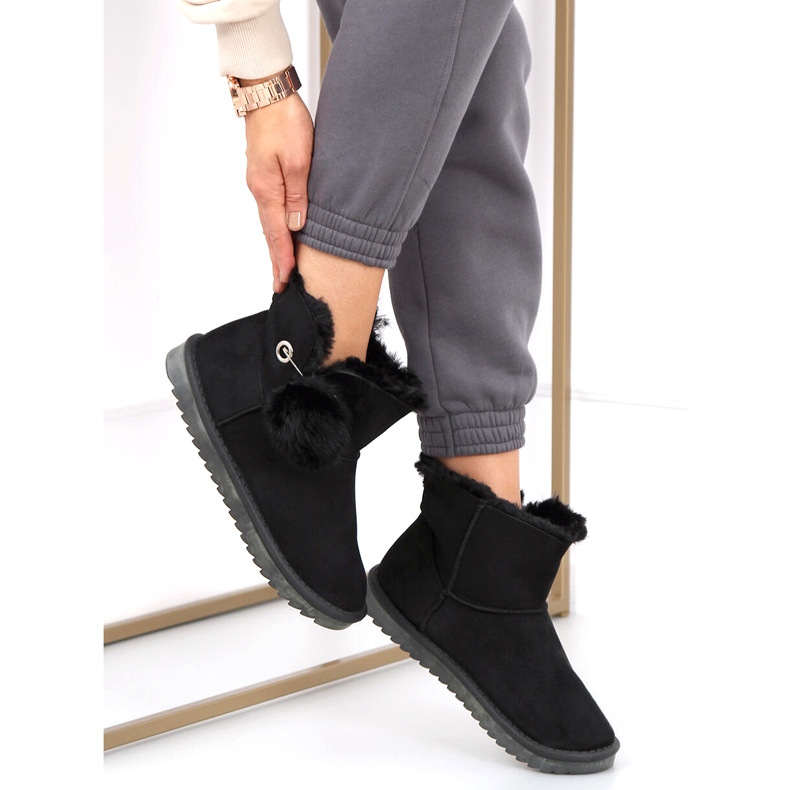 Bottes de neige Emusy noires pour femmes le noir 4