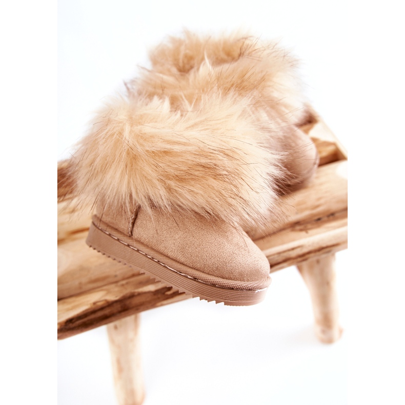 FR1 Bottes De Neige Enfant Avec Fourrure Beige Ariana 1 FR1 Bottes De Neige Enfant Avec Fourrure Beige Ariana 1