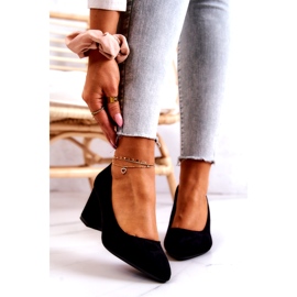 Escarpins Daim Sergio Leone PB411 Noir 1