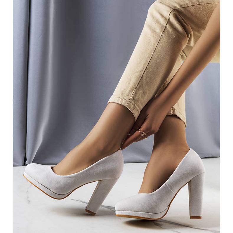 BM Escarpins à talon gris Fardi 1 BM Escarpins à talon gris Fardi 1