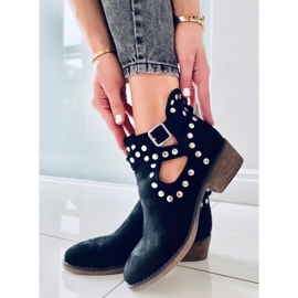 BM Bottines découpées à clous Shelby Black le noir 2