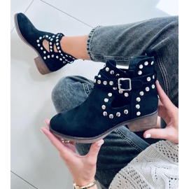 BM Bottines découpées à clous Shelby Black le noir 1