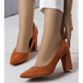 PA1 Escarpins à talons marron d'Achela brun 1 PA1 Escarpins à talons marron d'Achela brun 1