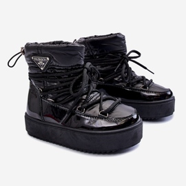 Bottes de neige isolées pour enfants Noir Colina 1