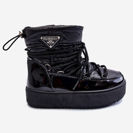 Bottes de neige isolées pour enfants Noir Colina 2