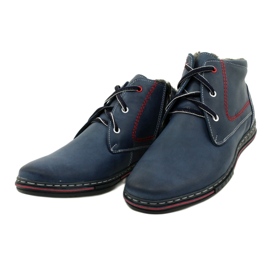 Polbut 339 bottes d'hiver pour hommes bleu marine 3