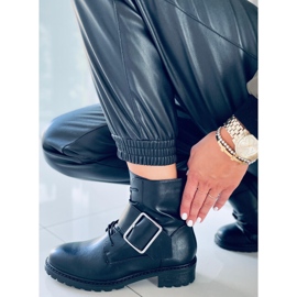 BM Bottines à lacets Billy Noir 1