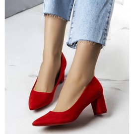 BM Escarpins rouges à talons Demiki 1