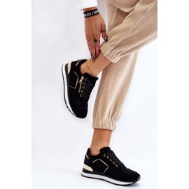 PG1 Baskets à plateforme en daim noires Riverside le noir 3