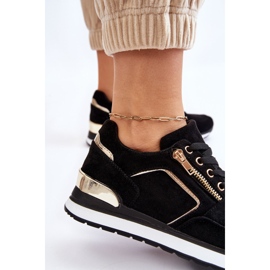 PG1 Baskets à plateforme en daim noires Riverside le noir 7
