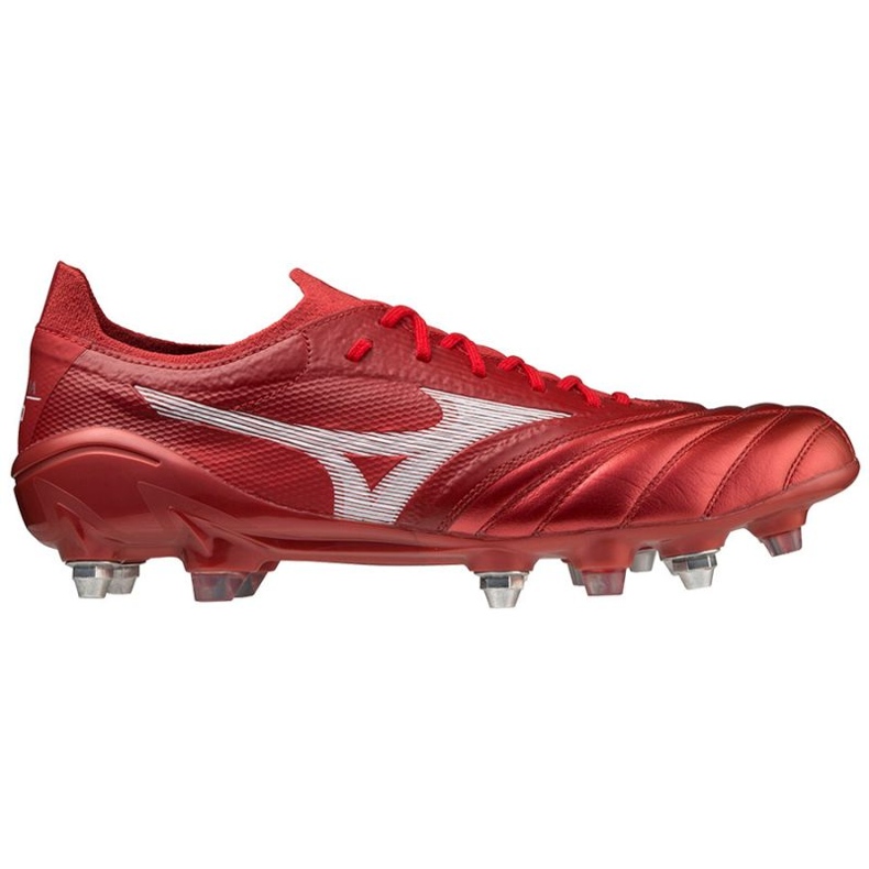Chaussures de football Mizuno Morelia Neo Iii ß Elite Mix M P1GC229160 rouge oranges et rouges 1