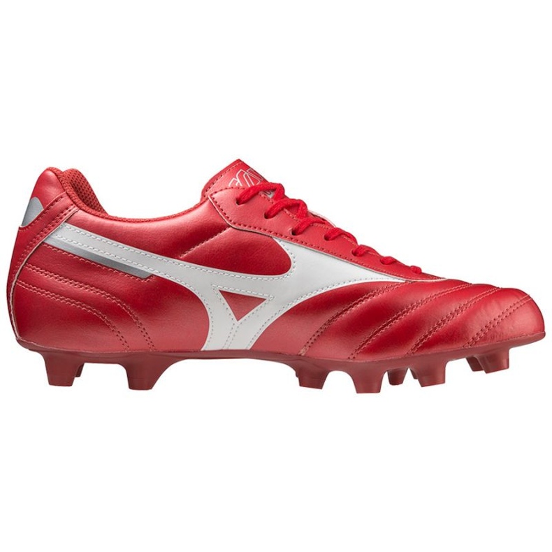 Chaussures de football Mizuno Morelia Ii Club Md M P1GA221660 rouge oranges et rouges 1