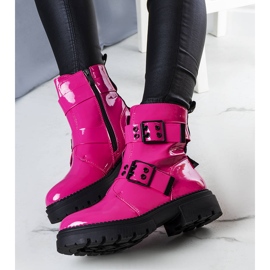 BM Bottes isolées laquées roses de Faleri 2