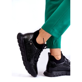 Vinceza Baskets légères à enfiler pour femmes Noir Soroco le noir 4