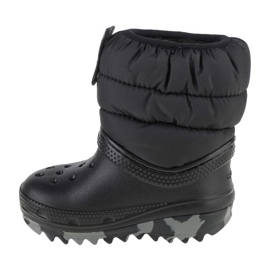 Chaussures Crocs Classic Neo Puff Boot pour tout-petits 207683-001 noir 1