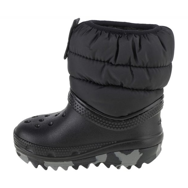 Chaussures Crocs Classic Neo Puff Boot pour tout-petits 207683-001 le noir 1