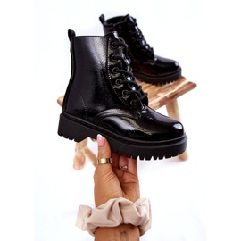 Vinceza Bottes Enfant Laquées Avec Fermeture Éclair Noir Julie le noir 2 Vinceza Bottes Enfant Laquées Avec Fermeture Éclair Noir Julie le noir 2