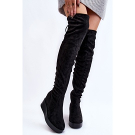BM Cuissardes Compensées Femme Noir Elori le noir 1 BM Cuissardes Compensées Femme Noir Elori le noir 1