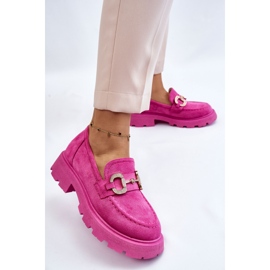 PS1 Chaussures à plateforme en daim pour femmes Rose Deira 3