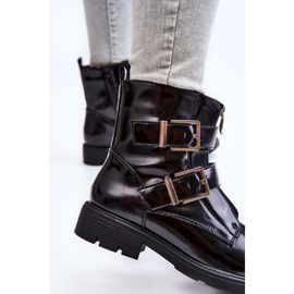 PG1 Bottes plates zippées isolées pour femmes Noir Joshie le noir 7