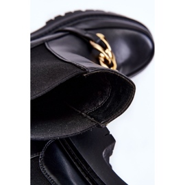 PG1 Bottes Chaudes Femme Avec Décoration Devant Noir Tilda le noir 7