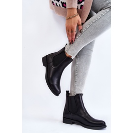 PG1 Bottines jodhpur en cuir noires Astate 2