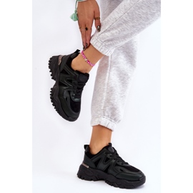 PG1 Chaussures de sport classiques à plateforme Bowie noires 2