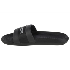 Chaussons Lacoste Croco Slide 0721 1 M 741CMA000702H noir 1