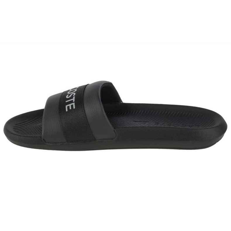 Chaussons Lacoste Croco Slide 0721 1 M 741CMA000702H noir 1