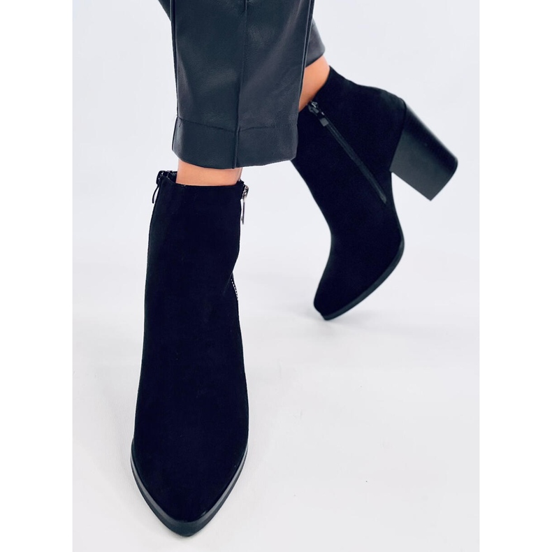 Bottines Brick à talons larges TX-1873 Orange rouge 1