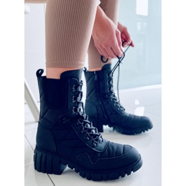 BM Bottines Jewel en nylon noir 2