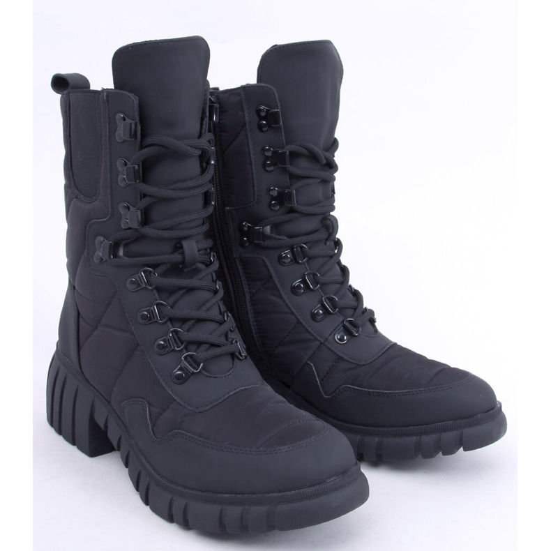 BM Bottines Jewel en nylon noir 1