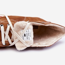 Baskets Montantes Femme Cross Jeans KK2R4043C Camel brun 1 Baskets Montantes Femme Cross Jeans KK2R4043C Camel brun 1