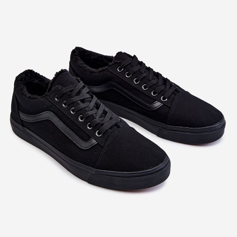 BM Baskets Textile Warm Homme Noir Harry 2