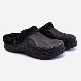 PM2 Claquettes Warm Crocs Homme Noir Calmo 2