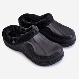 PM2 Claquettes Warm Crocs Homme Noir Calmo 1