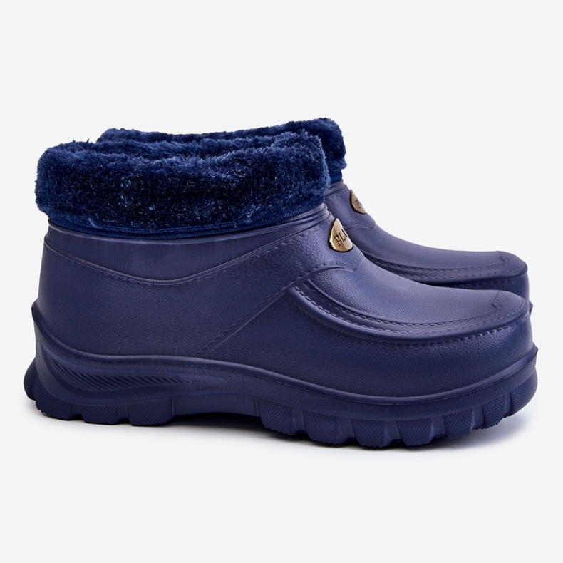 PM2 Tanyo Bottes de pluie en mousse isolées pour hommes Bleu marine 2 PM2 Tanyo Bottes de pluie en mousse isolées pour hommes Bleu marine 2