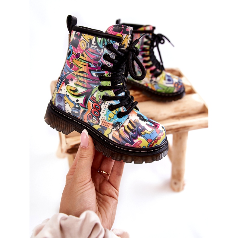 Bottes chaudes pour enfants, multicolores 4