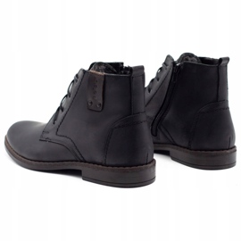 Polbut Bottes d'hiver pour hommes noires c20 4