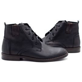 Polbut Bottes d'hiver pour hommes noires c20 3