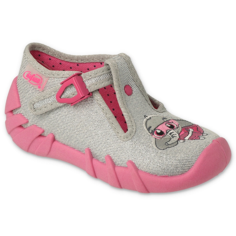 Befado chaussures pour enfants speedy 110N454 rose argent 1