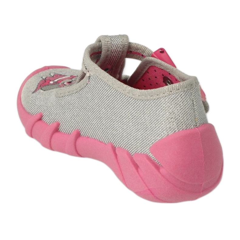 Befado chaussures pour enfants speedy 110N454 rose argent 3
