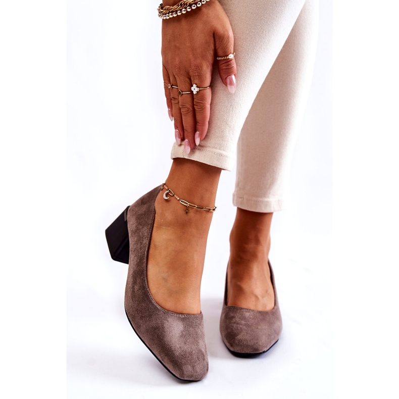 Escarpins Daim La.Fi 230034G-SU Gris 1