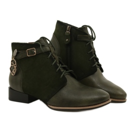 Bottes en Cuir pour Femme Maciejka 5743A-09 Vert 12