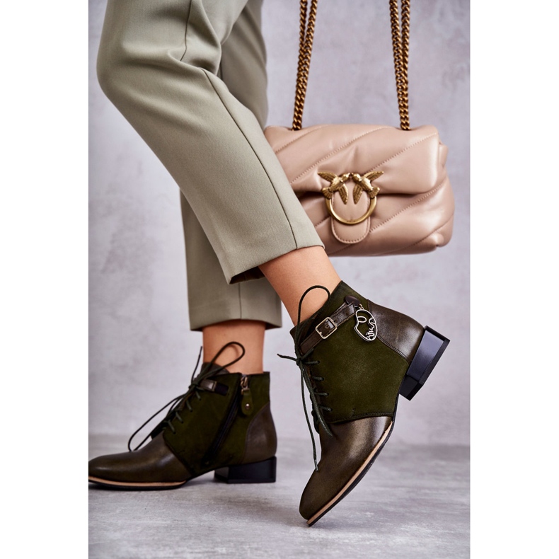 Bottes en Cuir pour Femme Maciejka 5743A-09 Vert 1