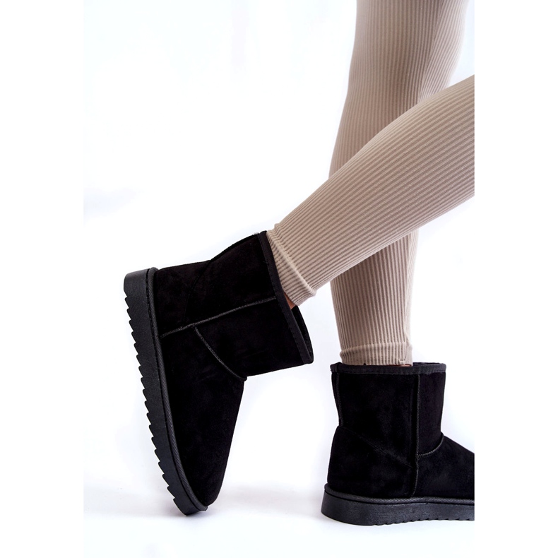 Bottes de neige noire isolées pour femmes 3